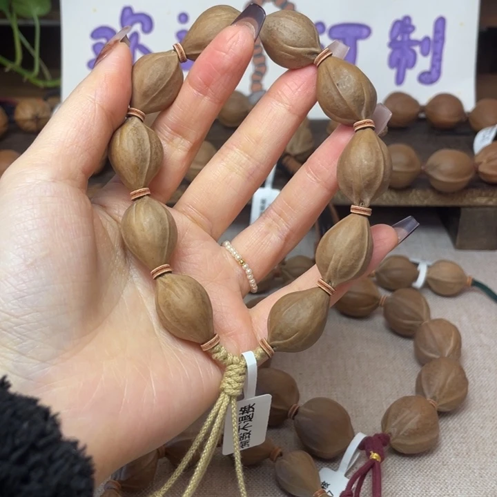 手串/手链橄榄核梅林铁核16.25头货三面佛