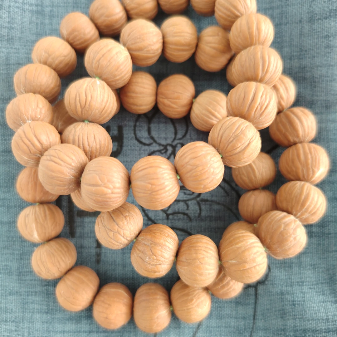 非金属木质手链 男女通用文玩猴头核桃手串