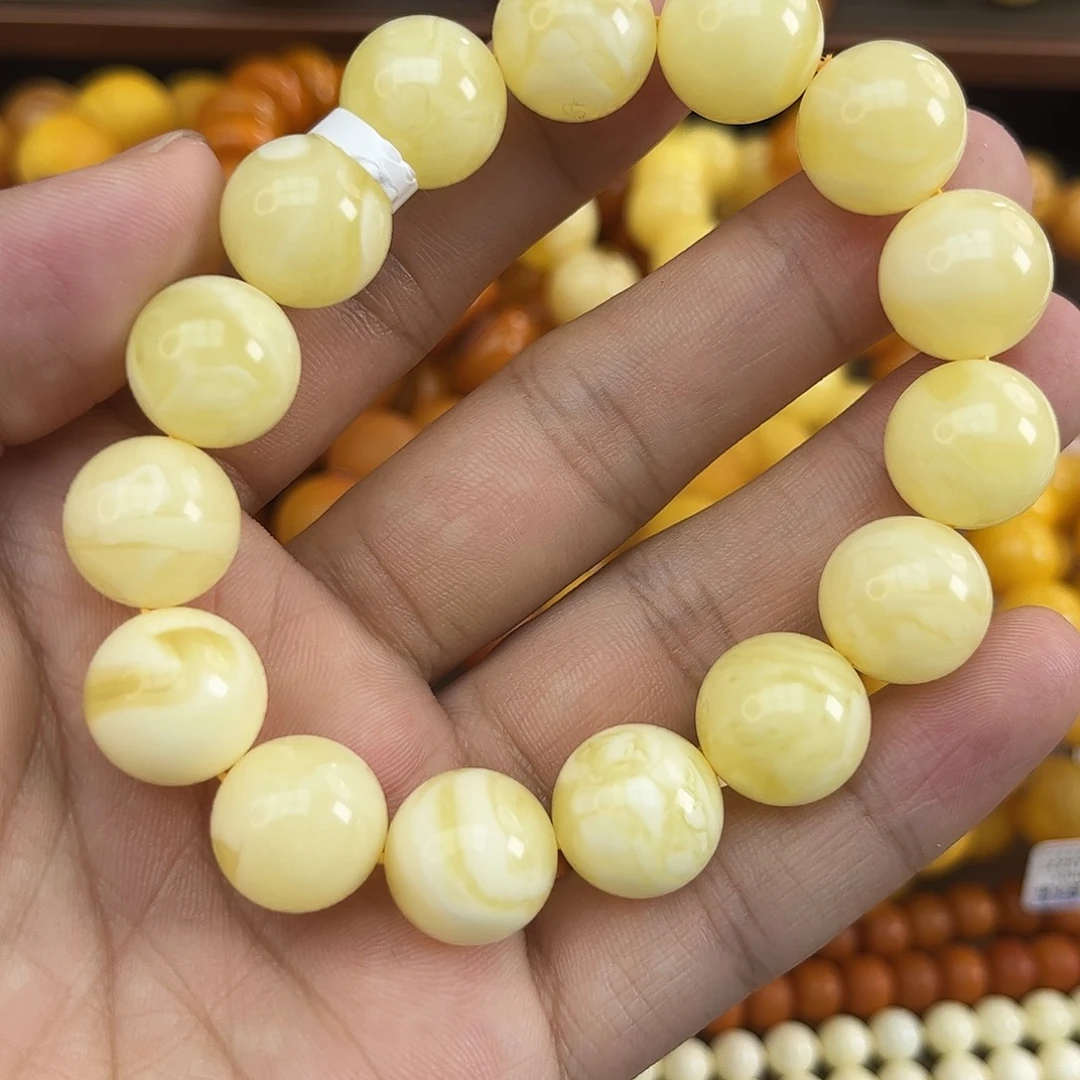 未镶嵌琥珀手串蜜蜡