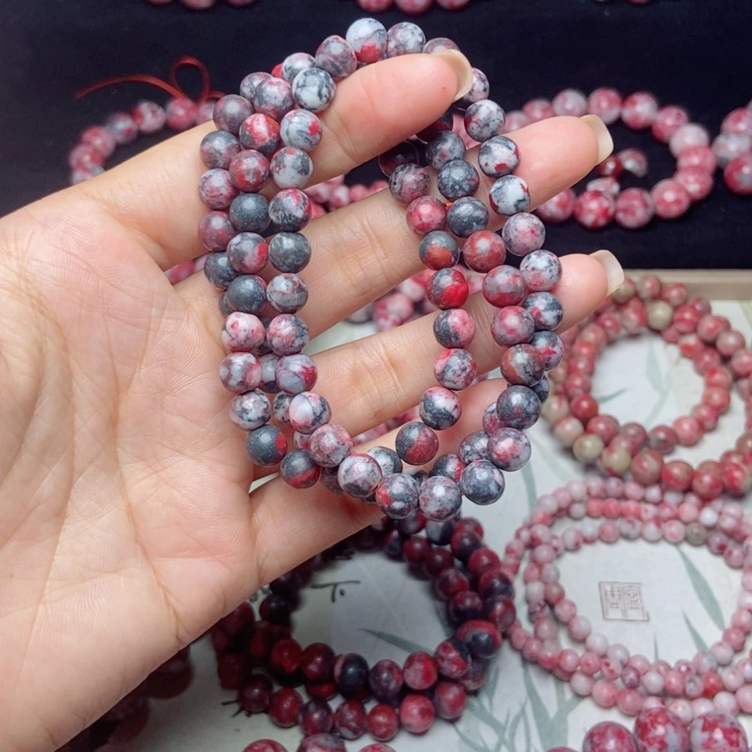 天然辰砂朱砂原石卡7