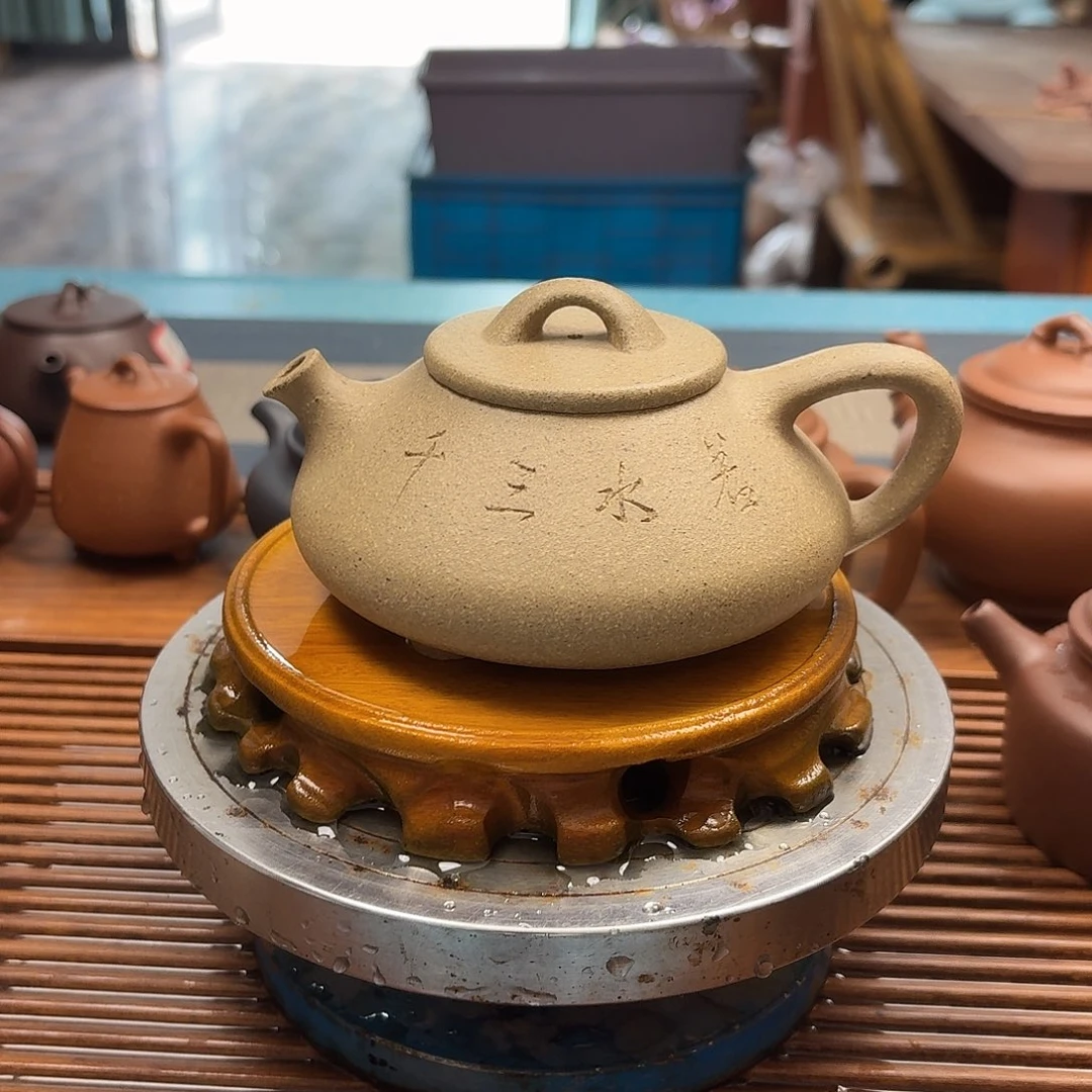 紫砂茶壶半手工制作