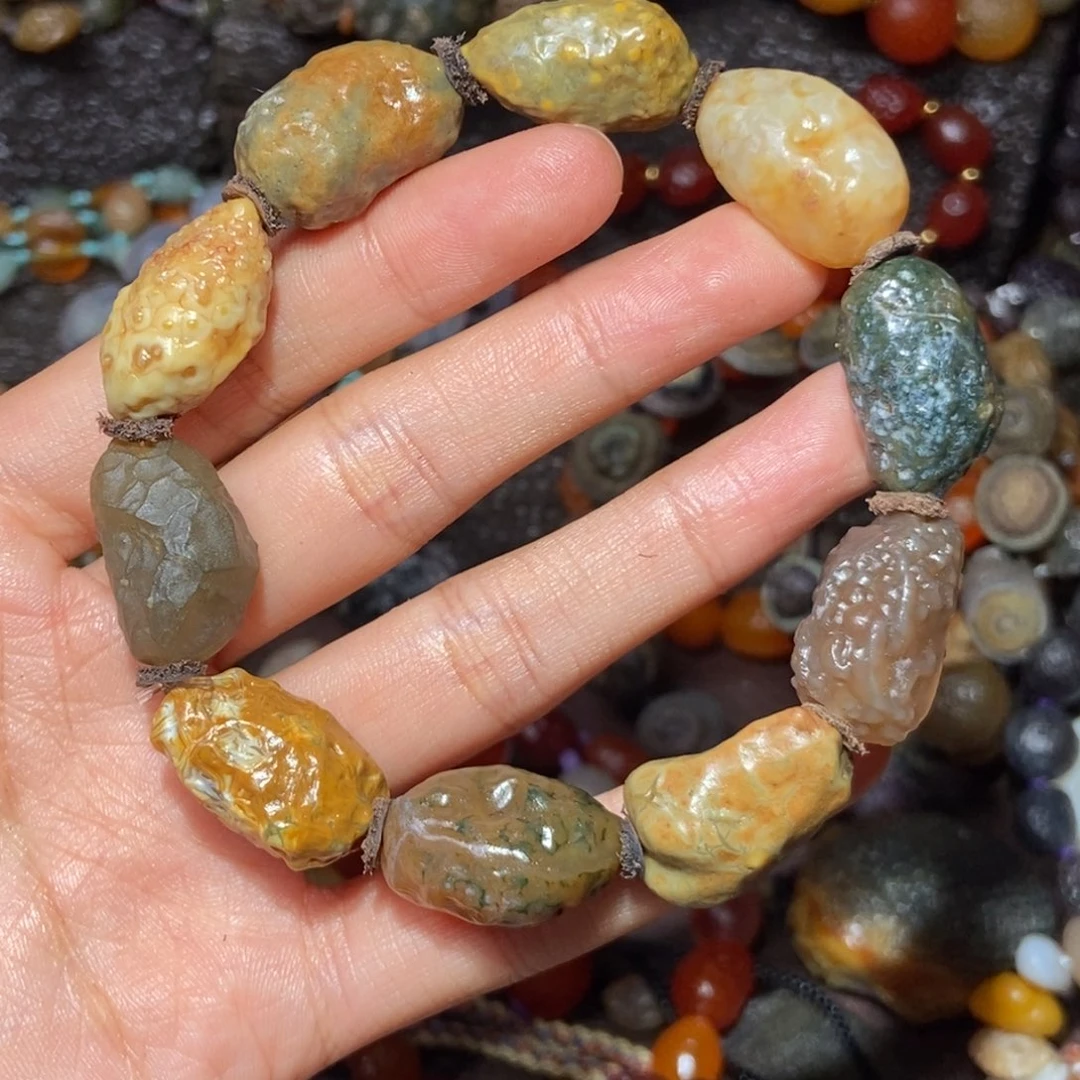 玛瑙/玉髓未镶嵌珠宝半成品柒**吧