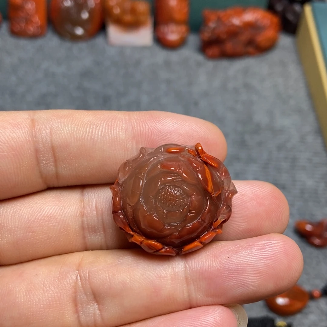 南红玛瑙未镶嵌吊坠(不含链)