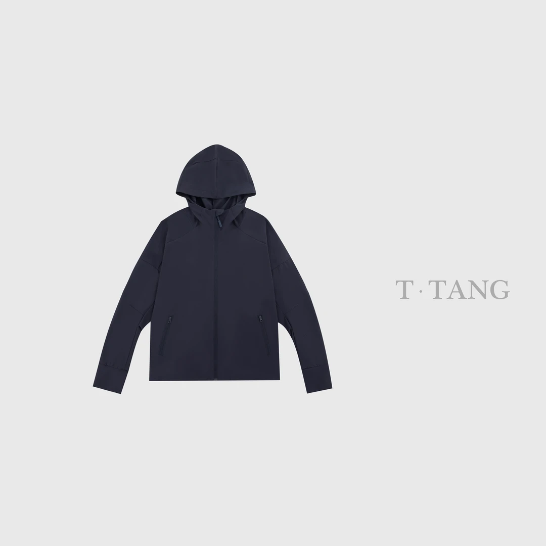 夏季135g双面高弹透气修身防晒防风连帽运动休闲弹力外套【3013】88