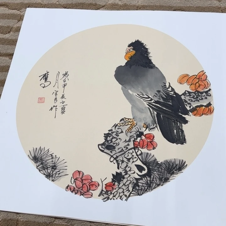 国画花鸟等多种鸟类和鸟类为