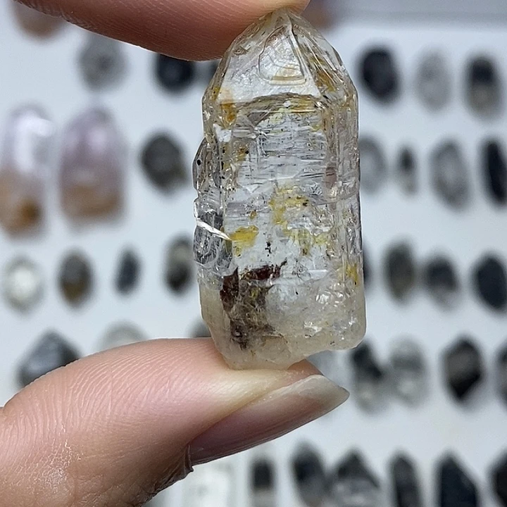 未镶嵌颈饰水晶开窗油胆长条
