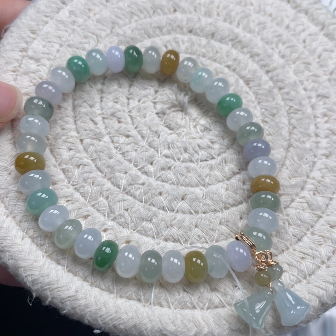 翡翠未镶嵌手链天然A货缅甸翡翠7