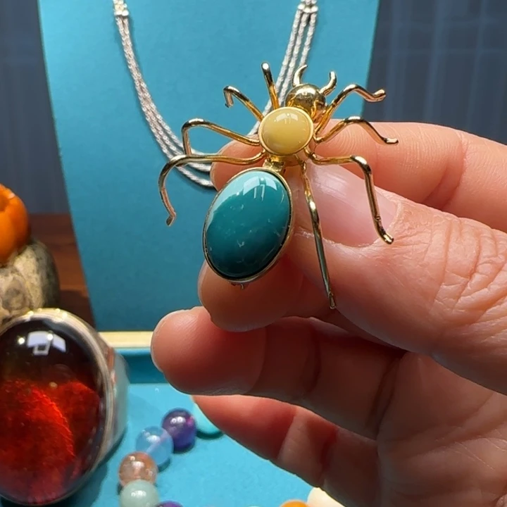 琥珀未镶嵌颈饰波兰设计款琥珀蜜蜡