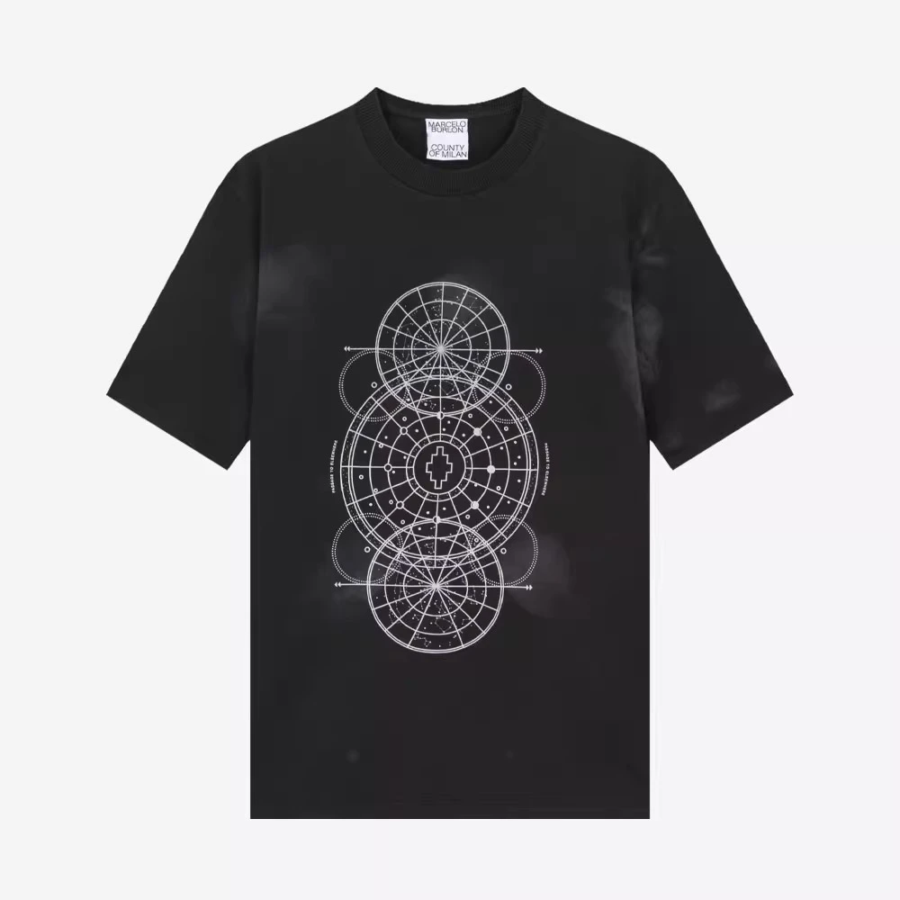 MARCELO BURLON MB圆领男短袖T恤CMAA054F21JER0011001