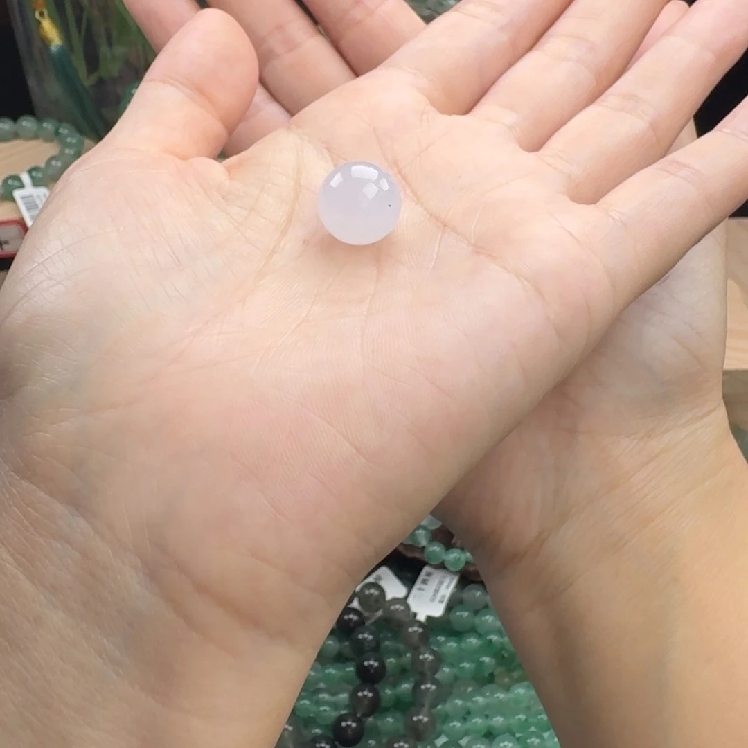 曙***光翡翠未镶嵌颈饰单珠13