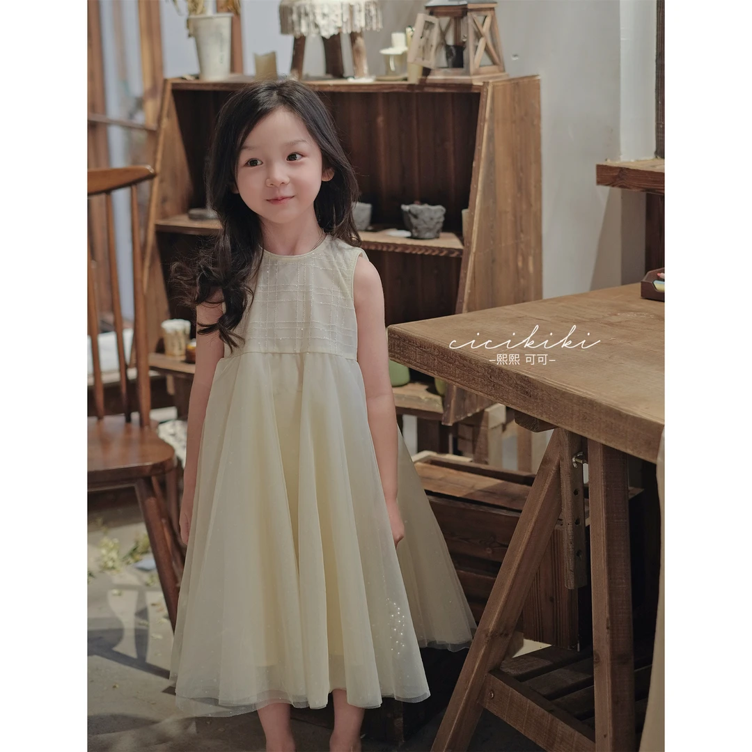 现货【心妮】儿童女童百搭可爱背心连衣裙熙熙可可BXQ2405
