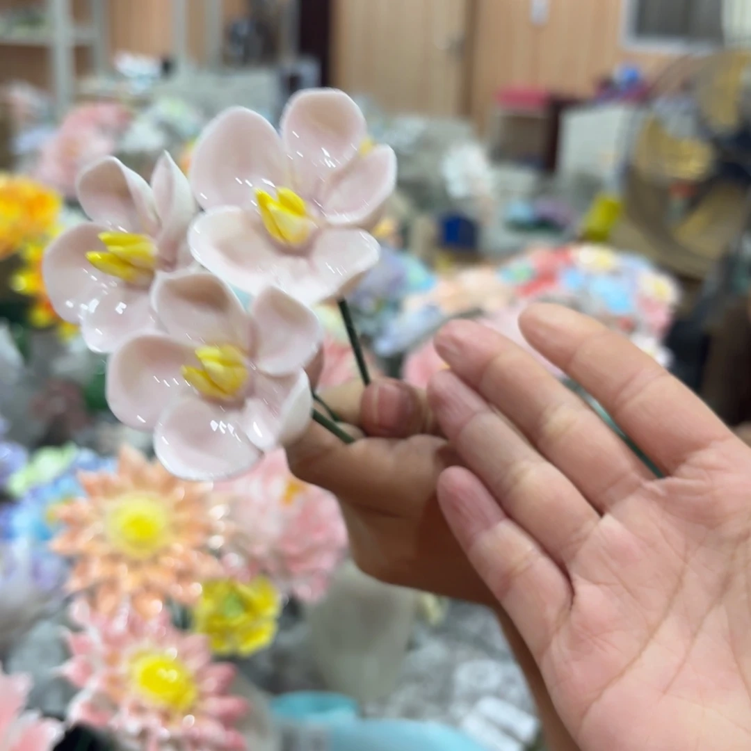 陶瓷花，20发货，退款拉黑