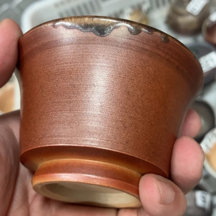 柴烧茶具茶杯大放漏