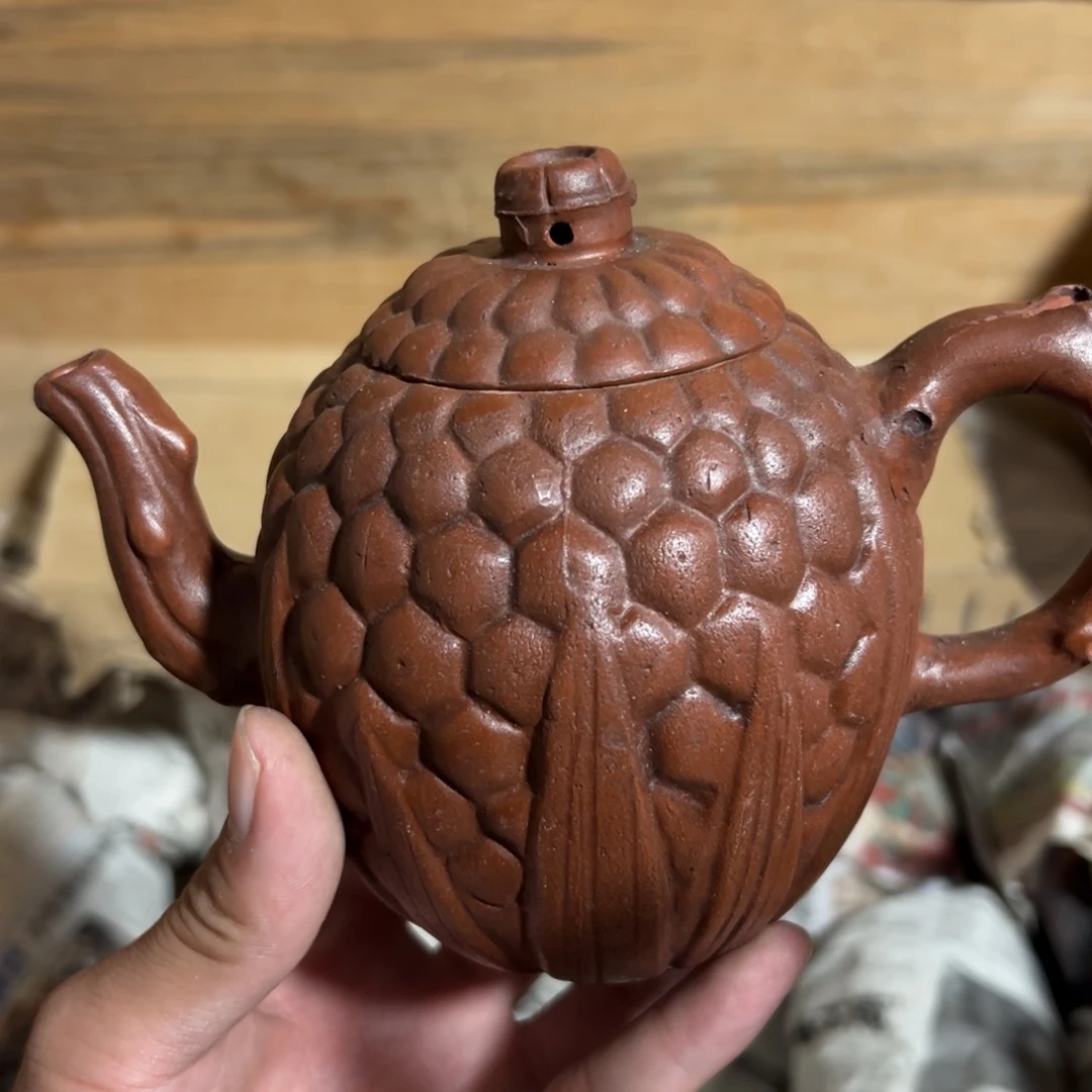 茶壶紫砂老厂紫砂壶一件！