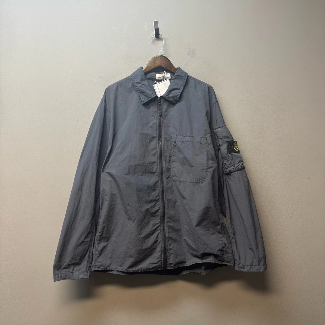 一口价 Stone Island 石头岛/22498/尼龙大口袋外套3XL炭黑色 S级