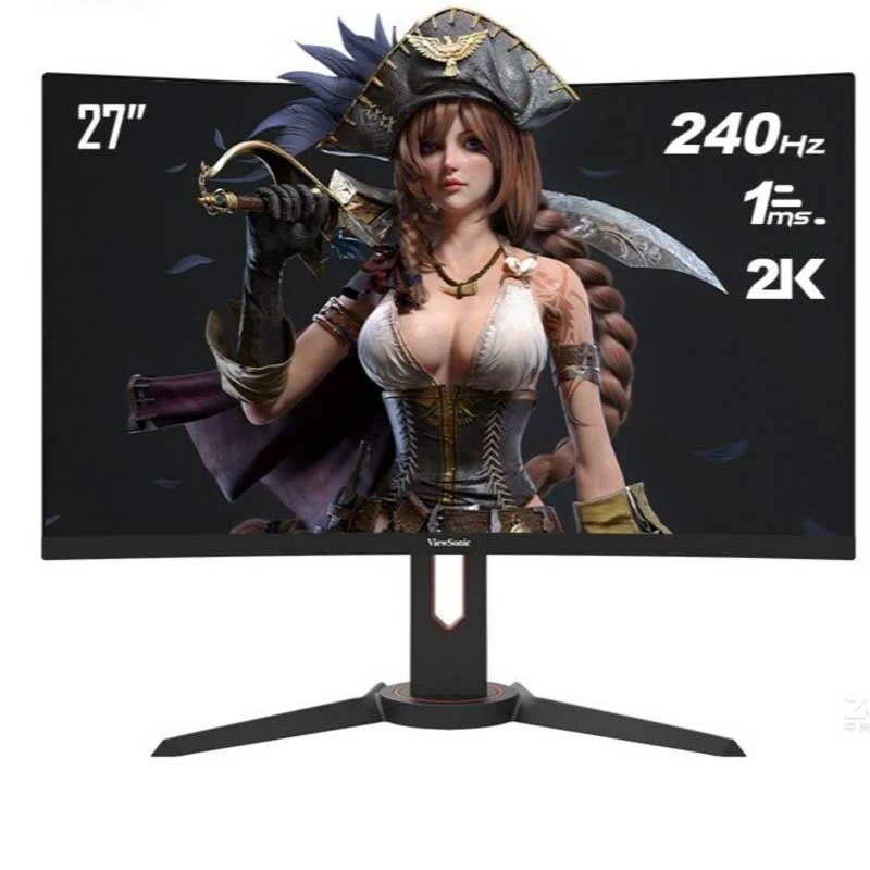 99新 ViewSonic/优派 vx2716 2k 240hz 曲 hdr600 游戏 显示器