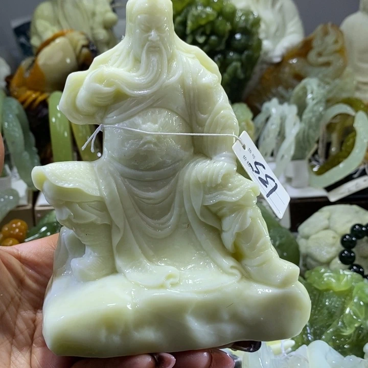 岫玉未镶嵌岫玉翠玉蛇纹石方解石材料