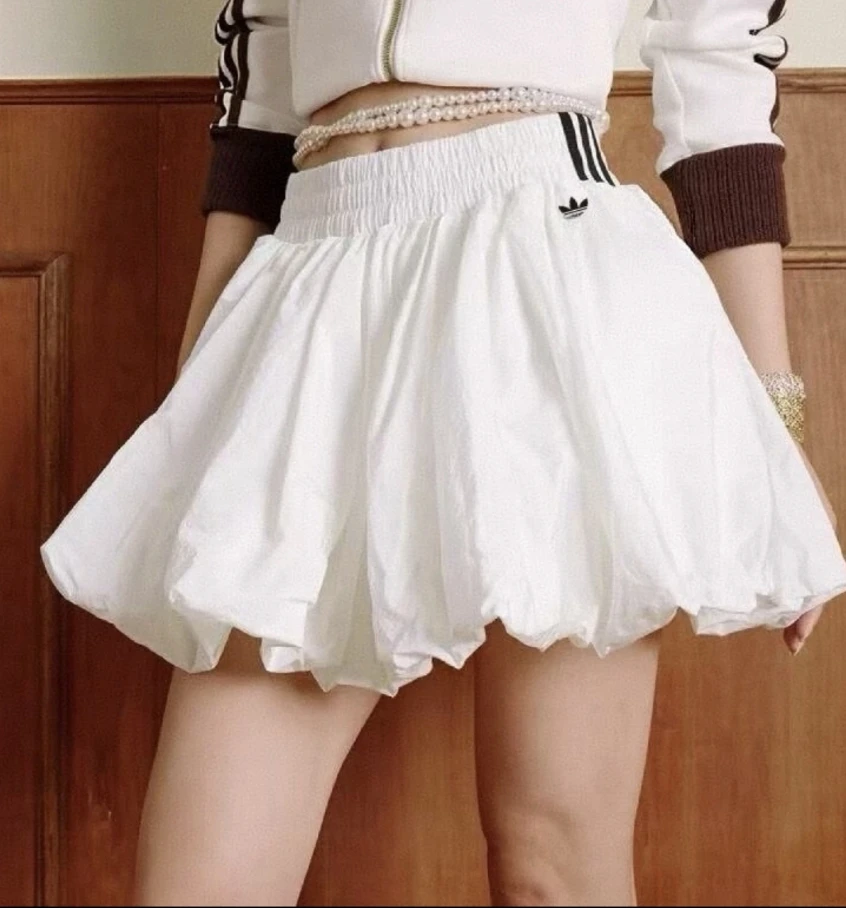 【商场同款】女款夏季花苞裙百搭显瘦蓬蓬裙带安全裤内衬cc