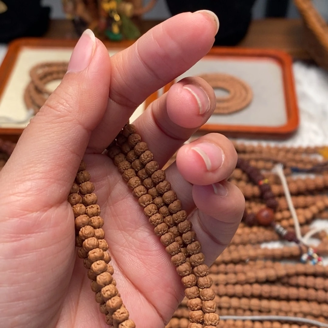 金刚菩提吊坠小*?定制佛手108卡5