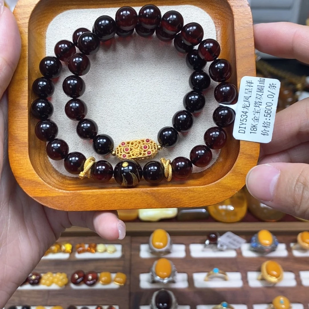 未镶嵌琥珀裸石成品