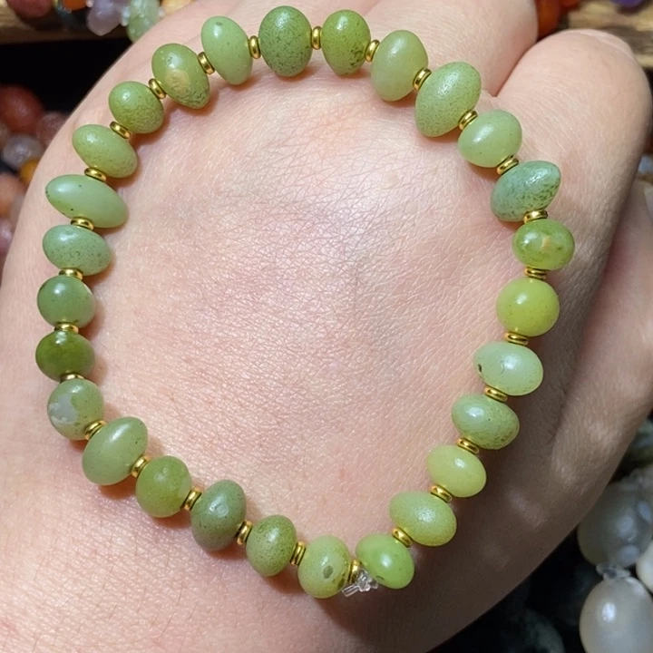 石材阿拉善银根地表苹果绿