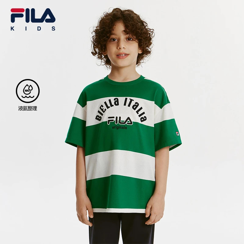 【斐乐儿童】2025年夏季新款中大童运动短袖休闲T恤K12B431111