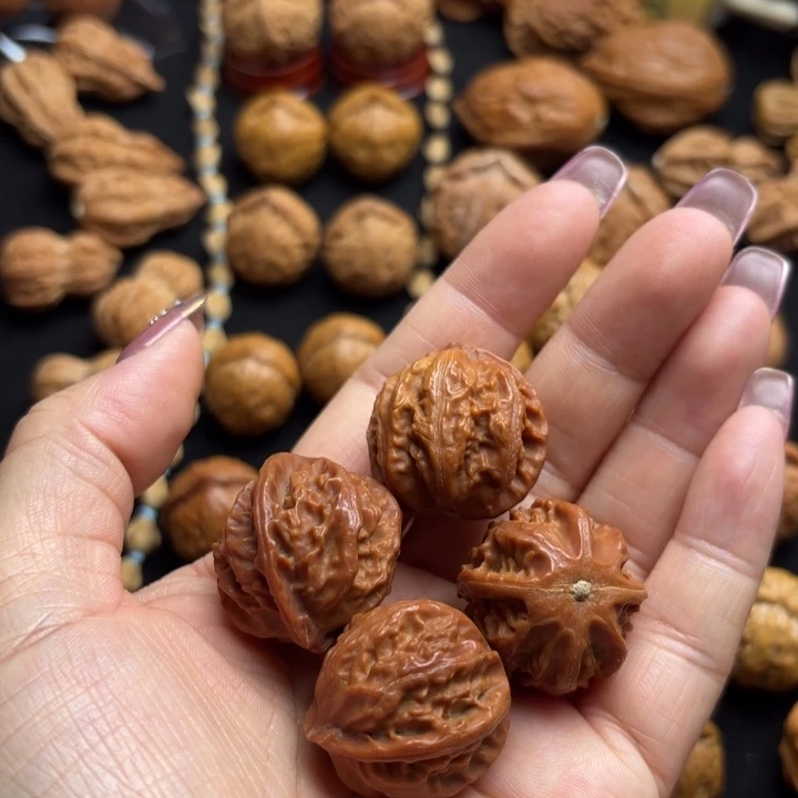文玩核桃把件福**康散籽14粒