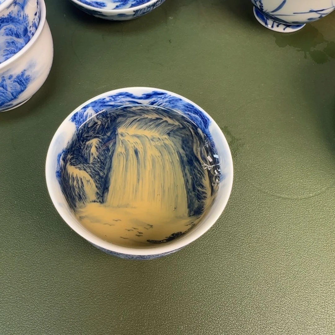 景德镇纯手绘会茶具圆圆214