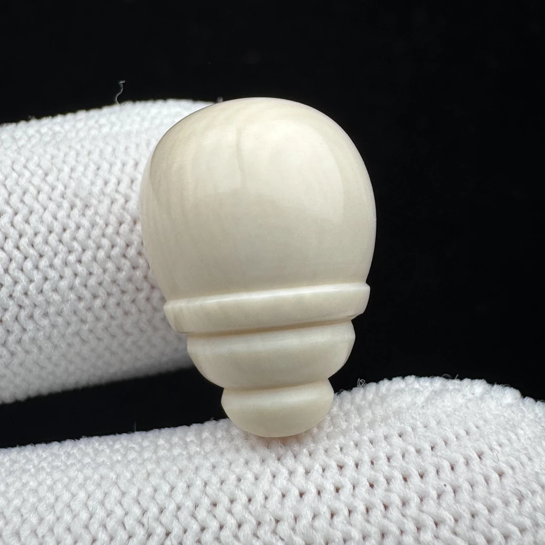 D3663天然猛犸象牙奶嘴三通12.5mm支持鉴定 假一罚四