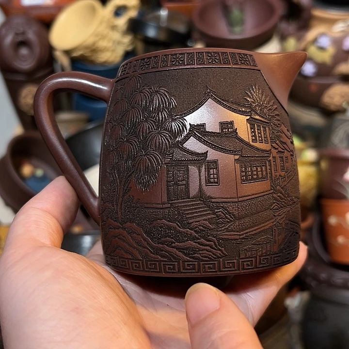 紫砂茶杯宜興紫砂主人杯