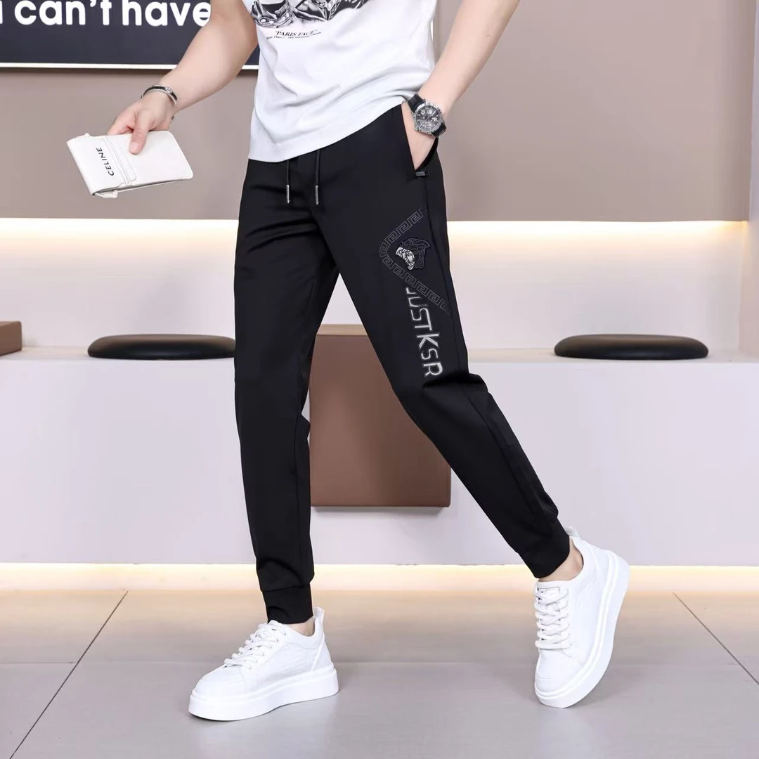 6610夏季新款男士冰丝四面弹休闲裤