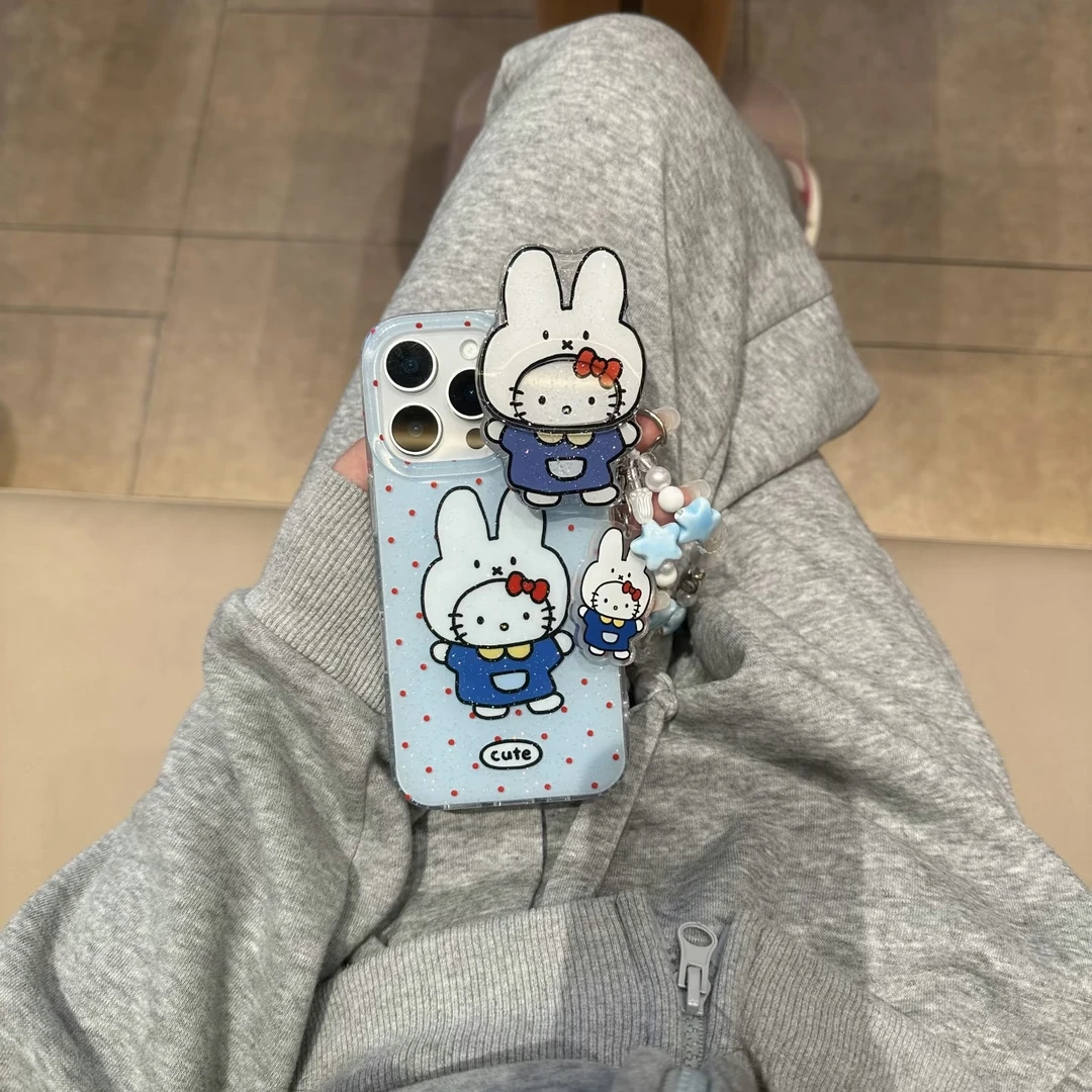 米菲凯蒂适用苹果15pro华为mate60PRO小米14手机壳vivo/oppo防摔