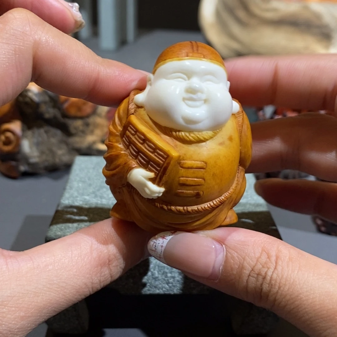 ****s黄花梨/降香黄檀鹿角地主手把件