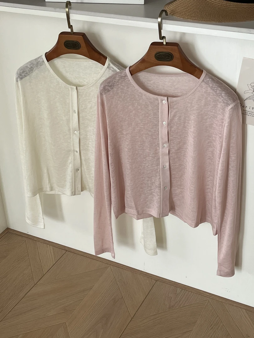 「Too·香草贝贝」2025夏季新款天丝防晒开衫外套