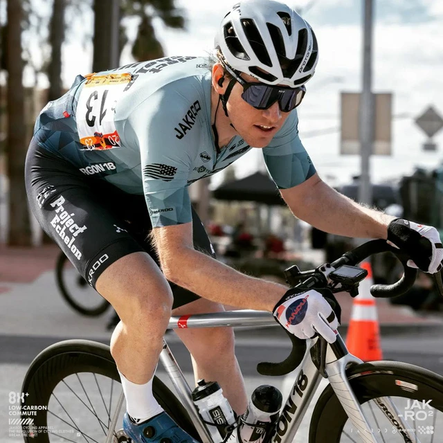 捷酷夏季男款PROJECT2.0车队版连体服竞技运动透气一体式骑行服新