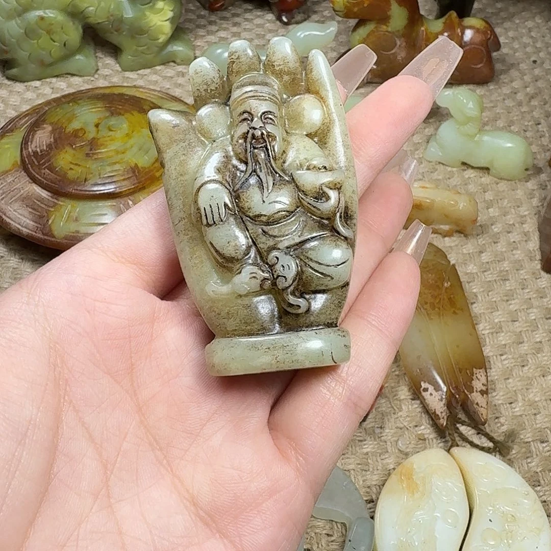 白玉菩提吊坠挂件
