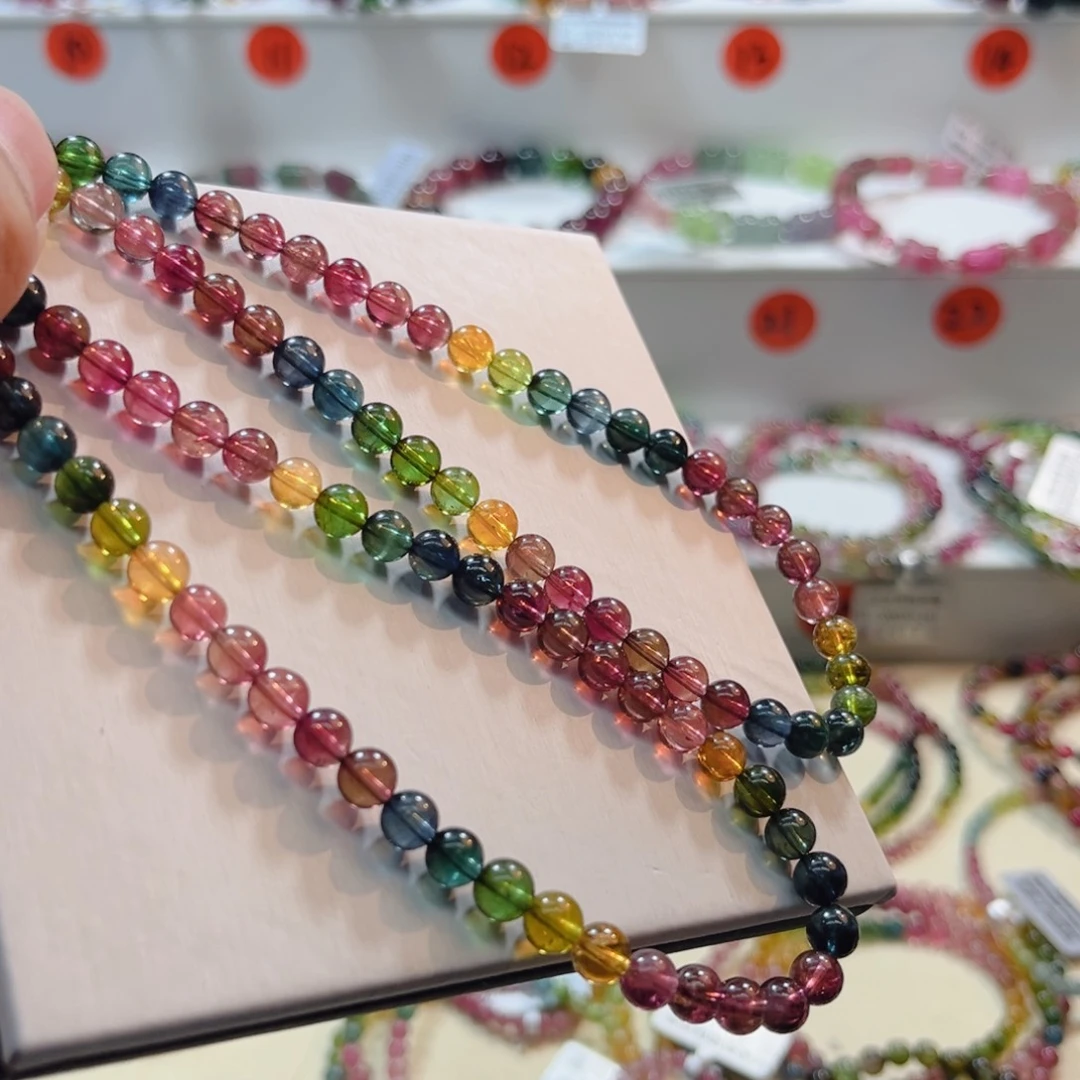 碧玺未镶嵌手链碧玺