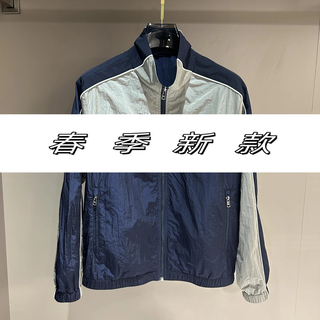 【睿智】2025春夏新款拼接立领爆款夹克SD-1102