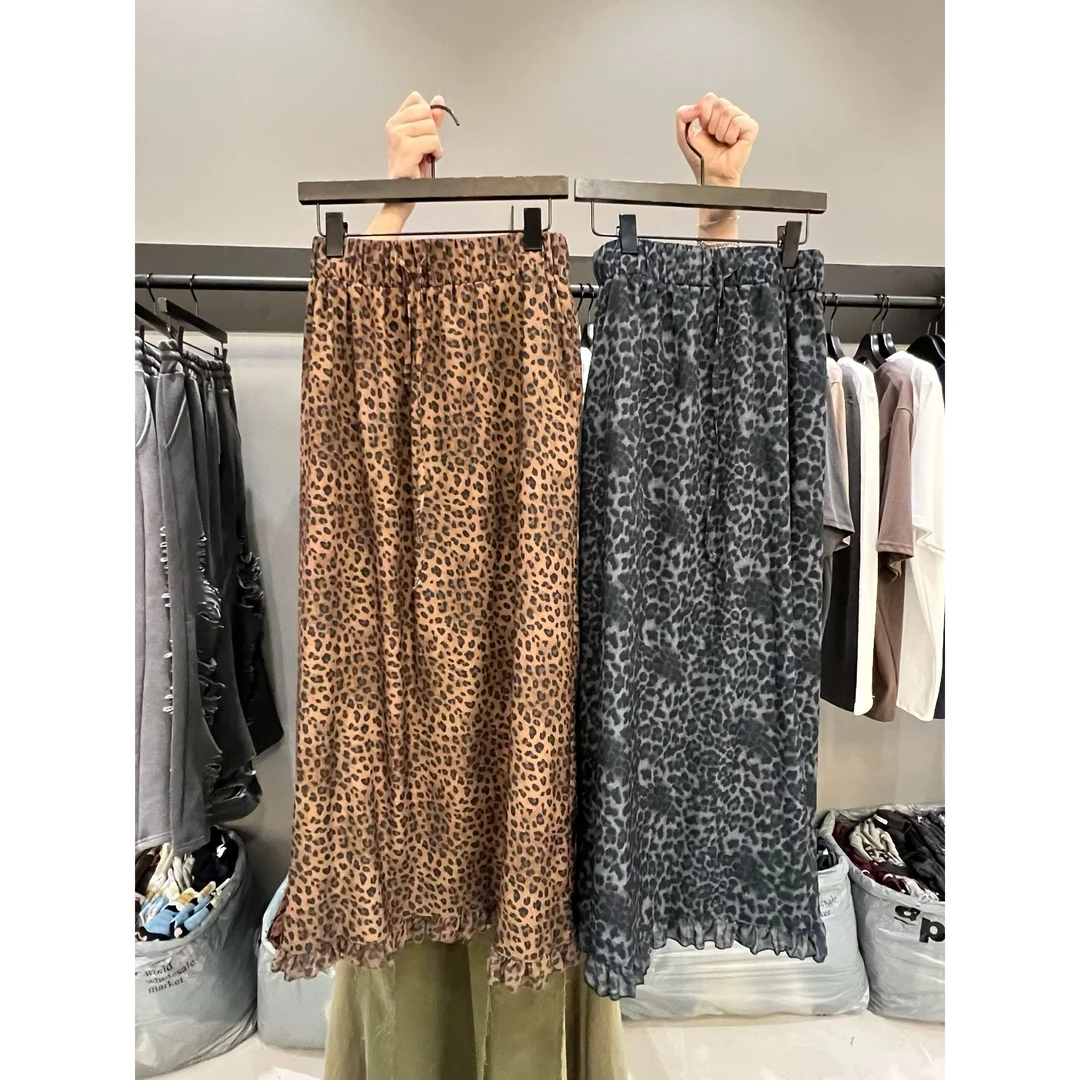 【奈野喜】韩国正品代购/豹纹半裙【NO退NO换】