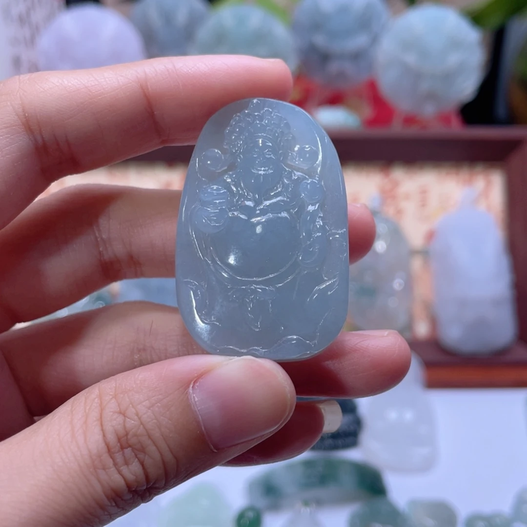 ****～翡翠未镶嵌颈饰缅甸翡翠A货