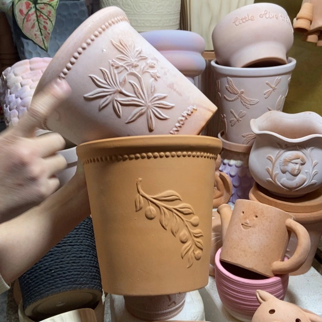 18×17雾化香草+红陶橄榄枝2个