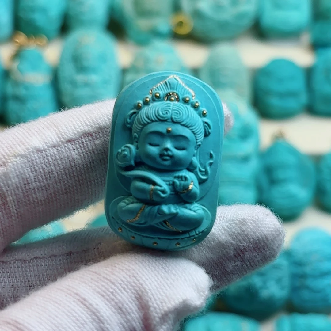 未镶嵌绿松石珠宝奇石