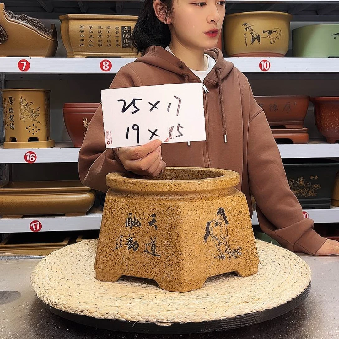 紫砂花盆紫砂花盆