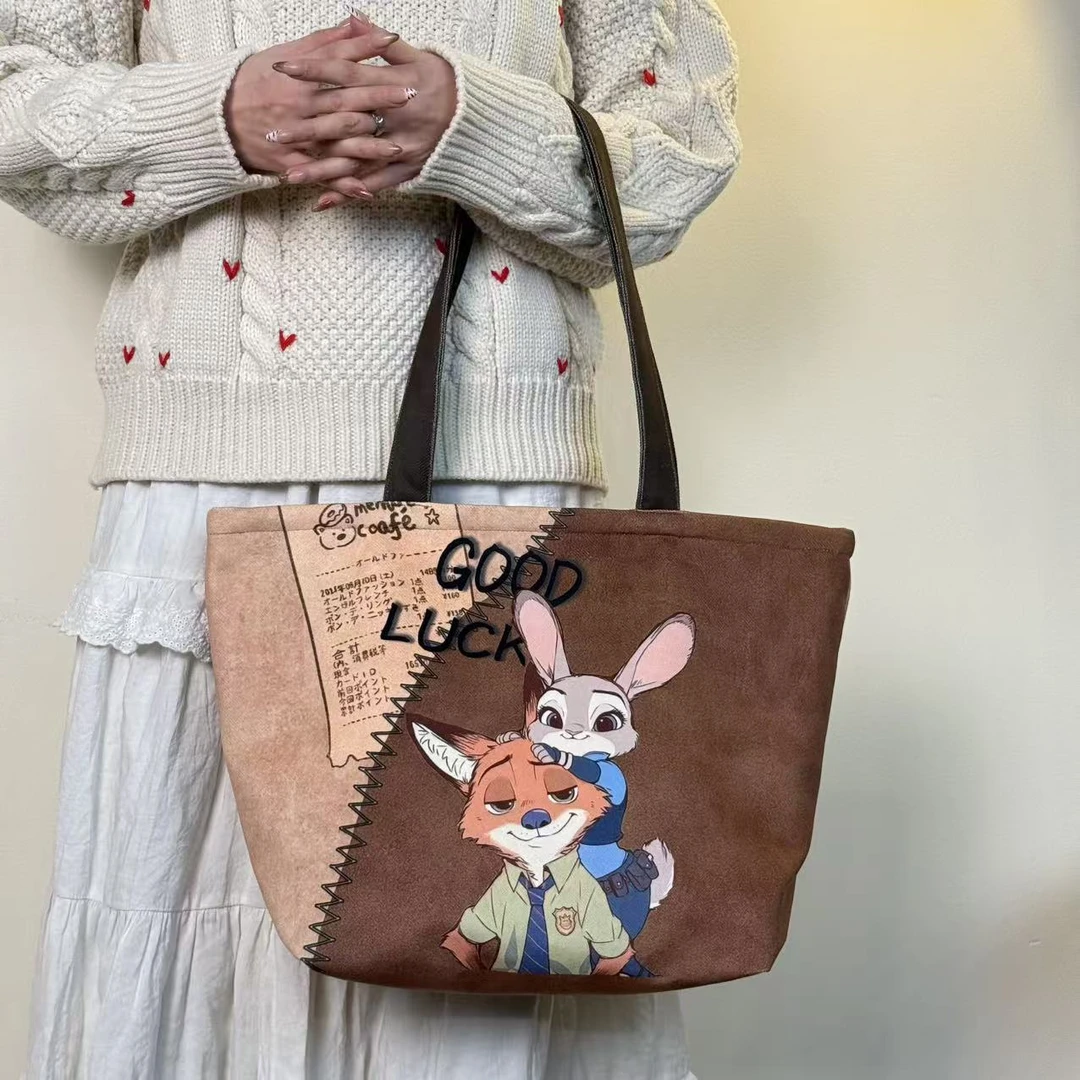 新款可爱潮流托特包时尚通勤大容量休闲包单肩日常百搭帆布包