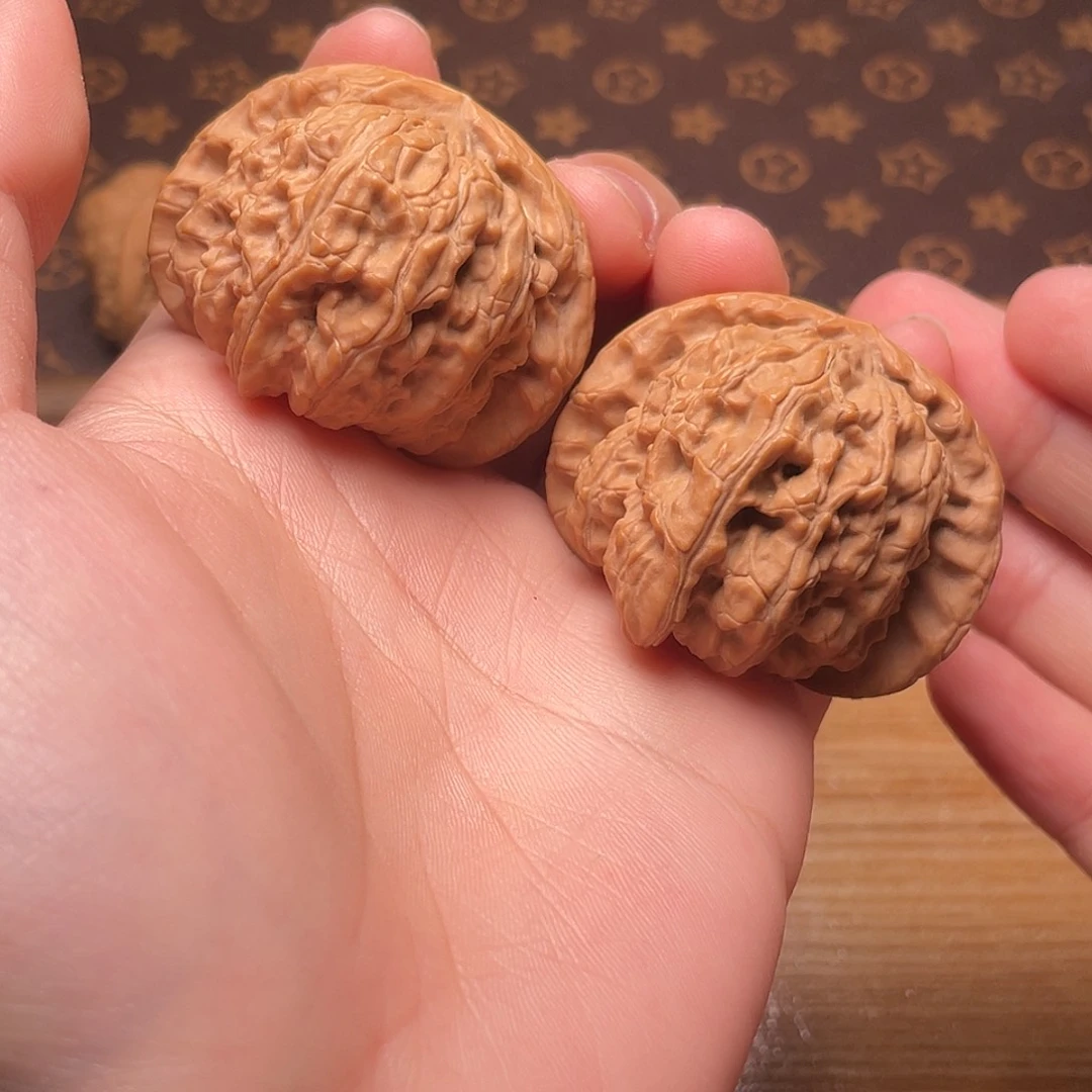 文玩核桃把件白狮子45（5）