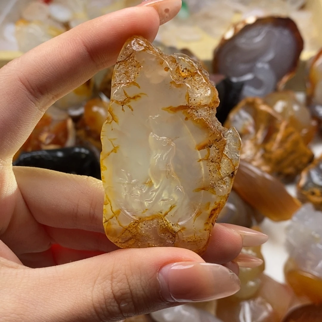 玛瑙/玉髓未镶嵌颈饰