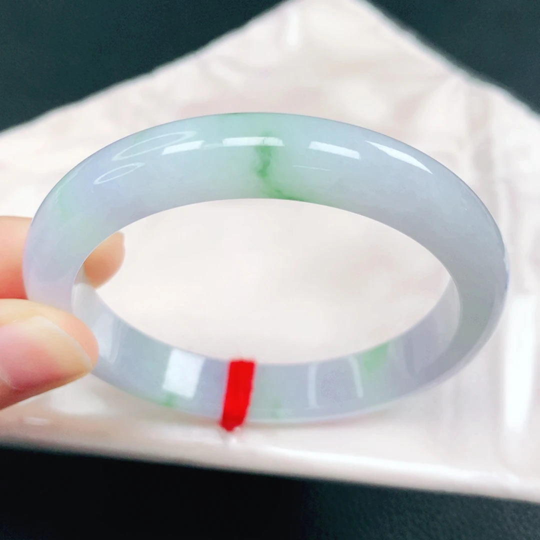 翡翠未镶嵌手镯53圈