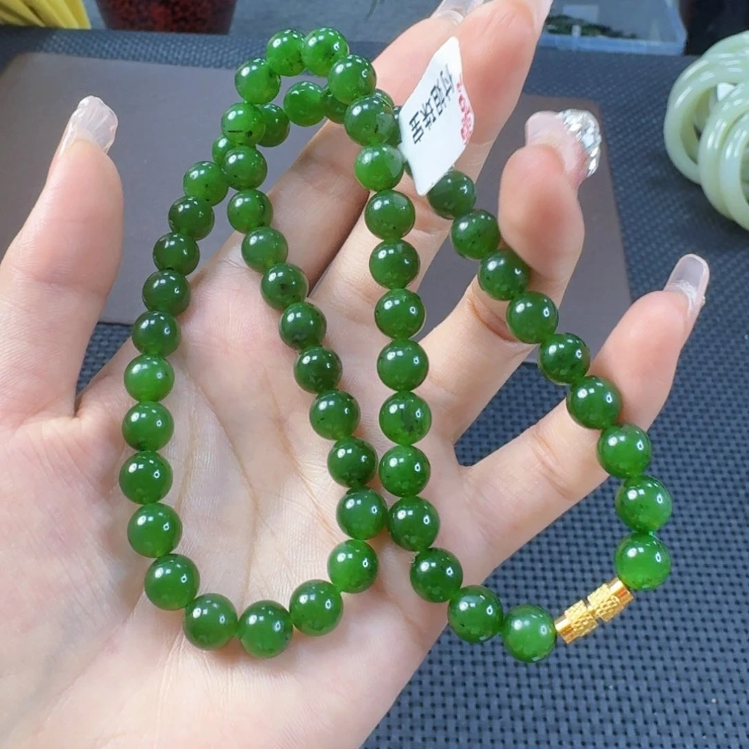 和田玉（碧玉）未镶嵌颈饰卡8