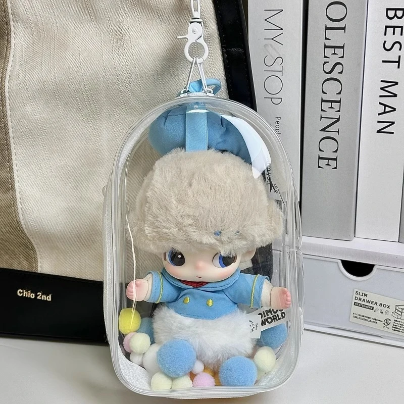 唐老鸭的歌唱dimoo搪胶保护套透明防尘泡泡玛特迪士尼外出遛娃包