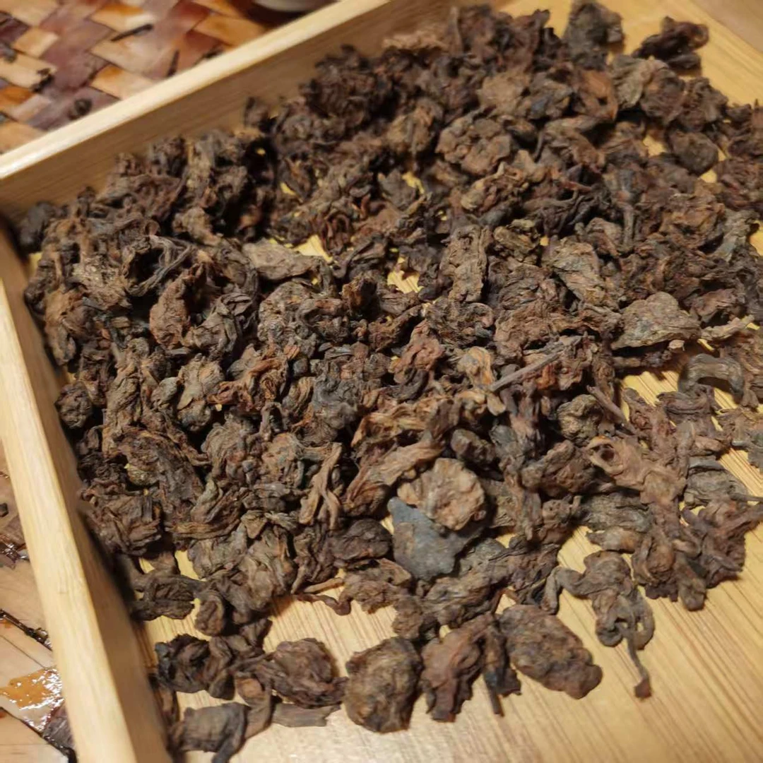 2018年正气塘小村普洱熟茶茶头（200g）2月12【45号】